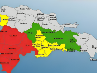 19 Provincias en Alerta