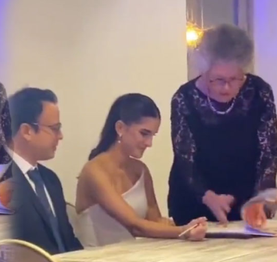 Acta de matrimonio se incendia