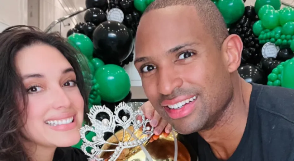 Amelia Vega y Al Horford