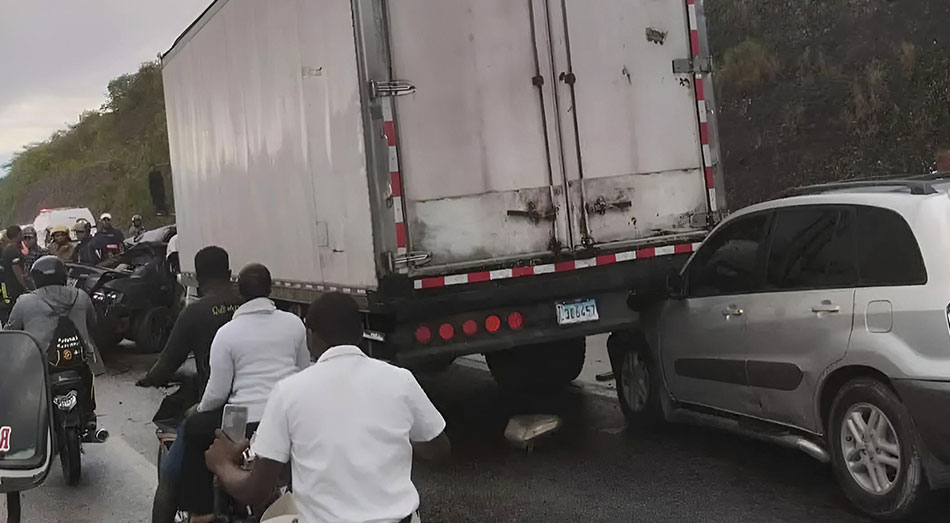 Accidente en la Autopista del Coral