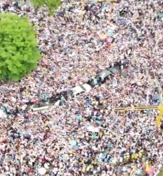 Multitudinario cierre de campaña de la oposición en Venezuela
