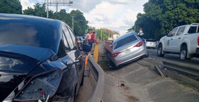 Accidente en la autopista Joaquín Balaguer