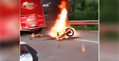 Accidente en la circunvalación