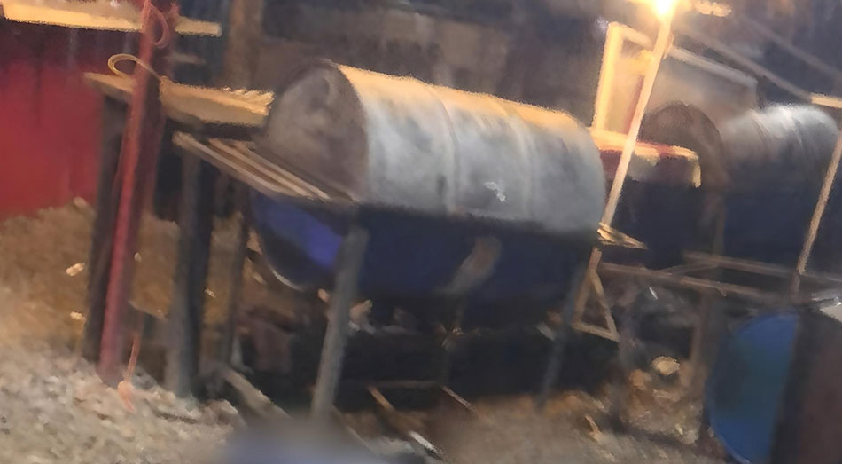 En un BBQ ubicado en la carretera Mella