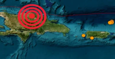 Sismo de magnitud 5.8