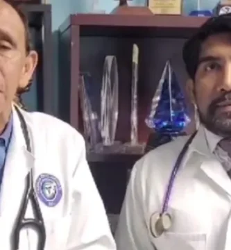 El Dr. Cruz Jiminián y el Dr. Bobby Salomón