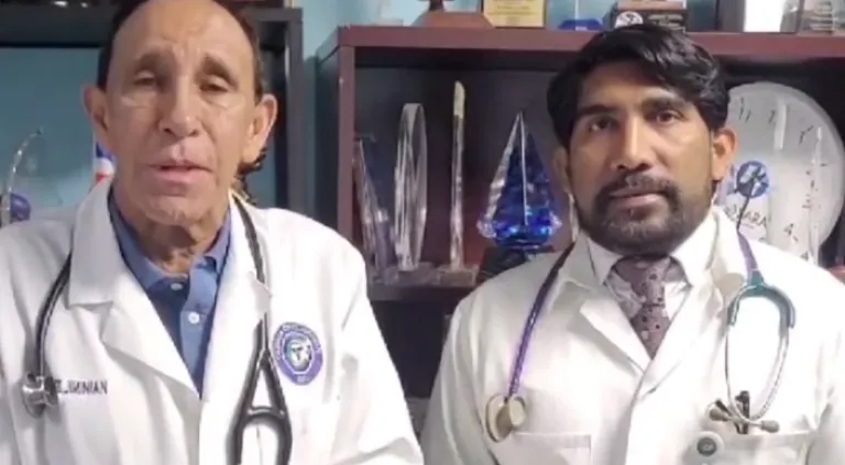 El Dr. Cruz Jiminián y el Dr. Bobby Salomón