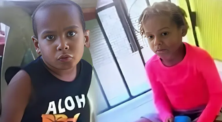 Los pequeños Dariel y Alicia Terrero