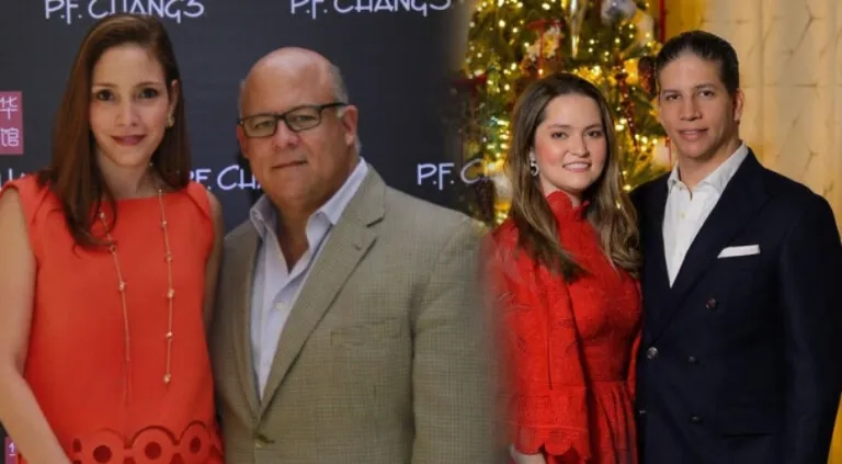 Eduardo Guarionex Estrella y su esposa Alexandra Grullón